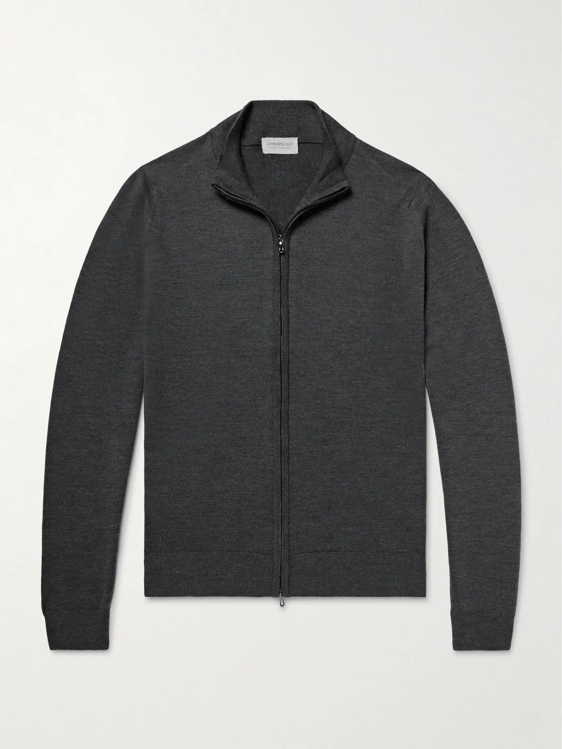 Claygate Merino Wool Zip-Up Cardigan - 1