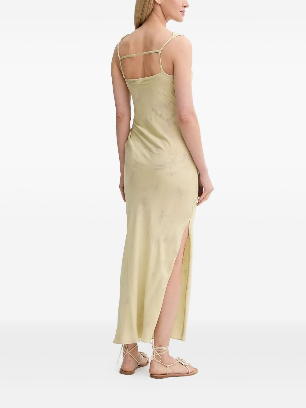 Sahira cowl-neck side-split dress - 2
