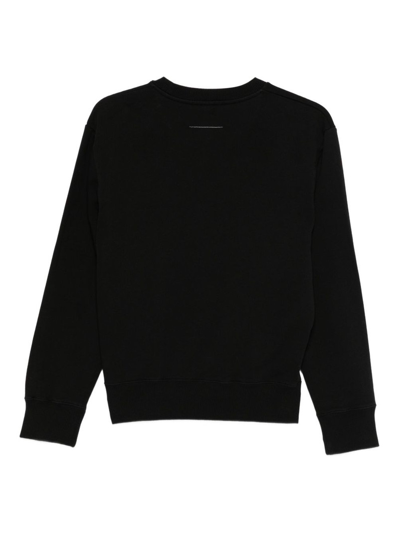 MM6 Maison Margiela logo-print sweatshirt outlook