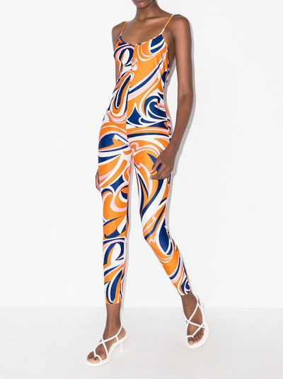 EMILIO PUCCI signature-print jumpsuit outlook