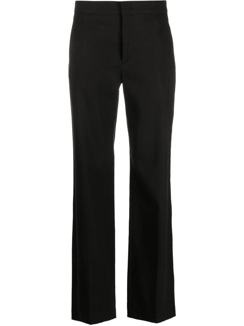 high-waisted tailored trousers 1