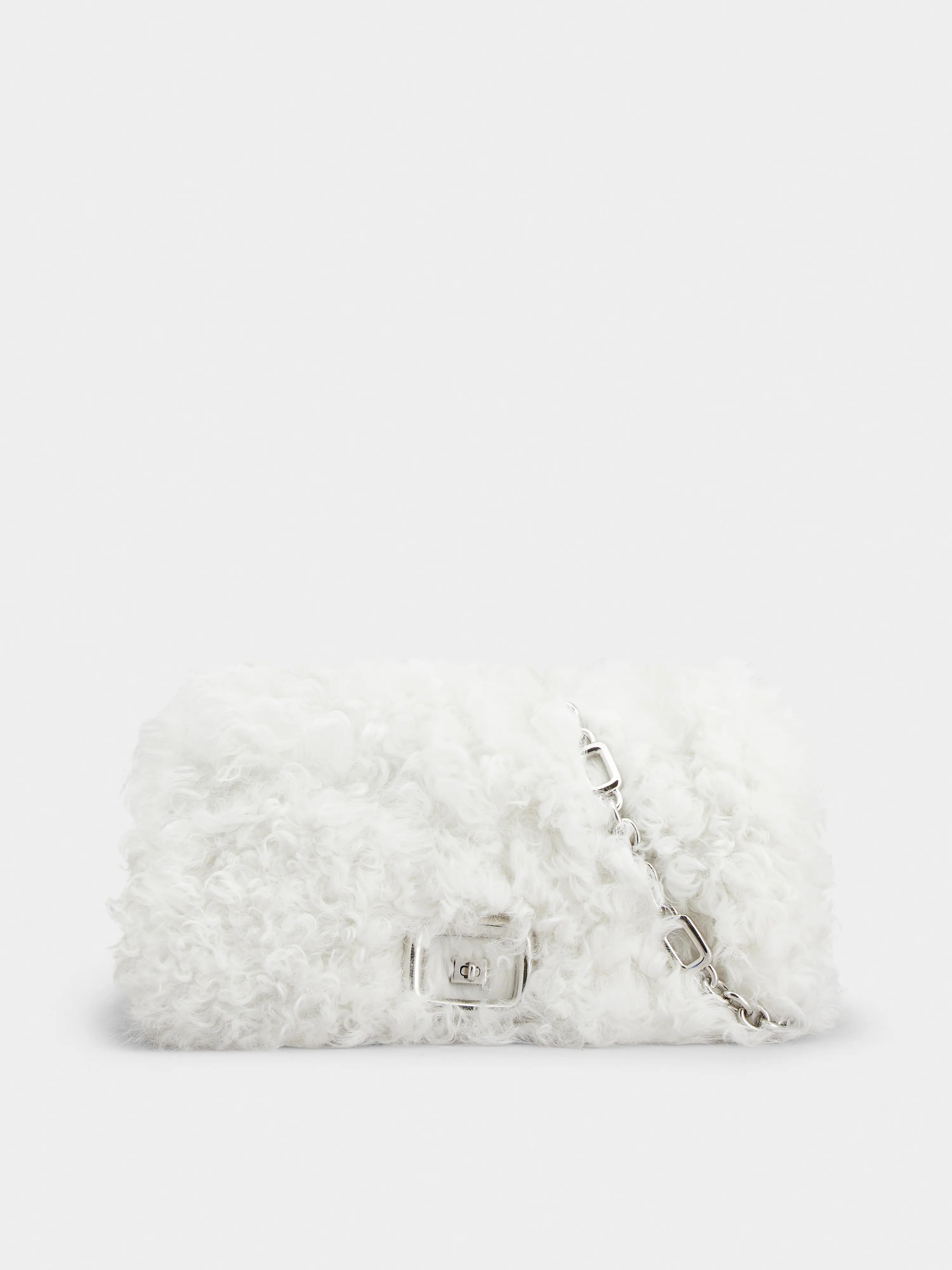 Viv' Choc Large Bag in fur - 1