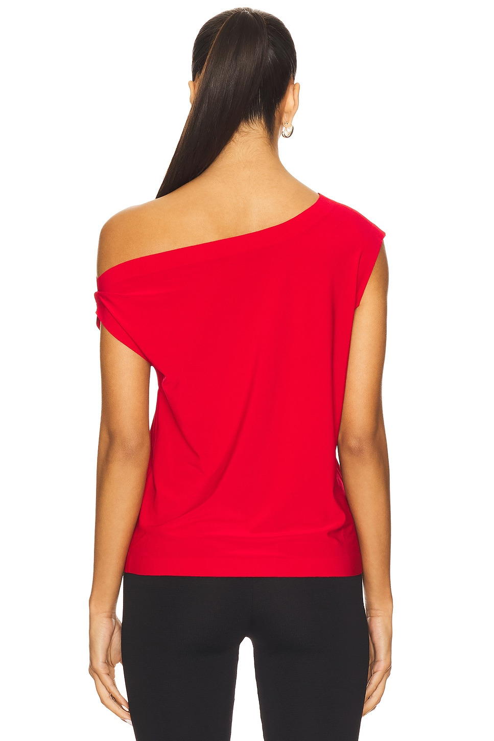 x REVOLVE Drop Shoulder Top in Red - 3