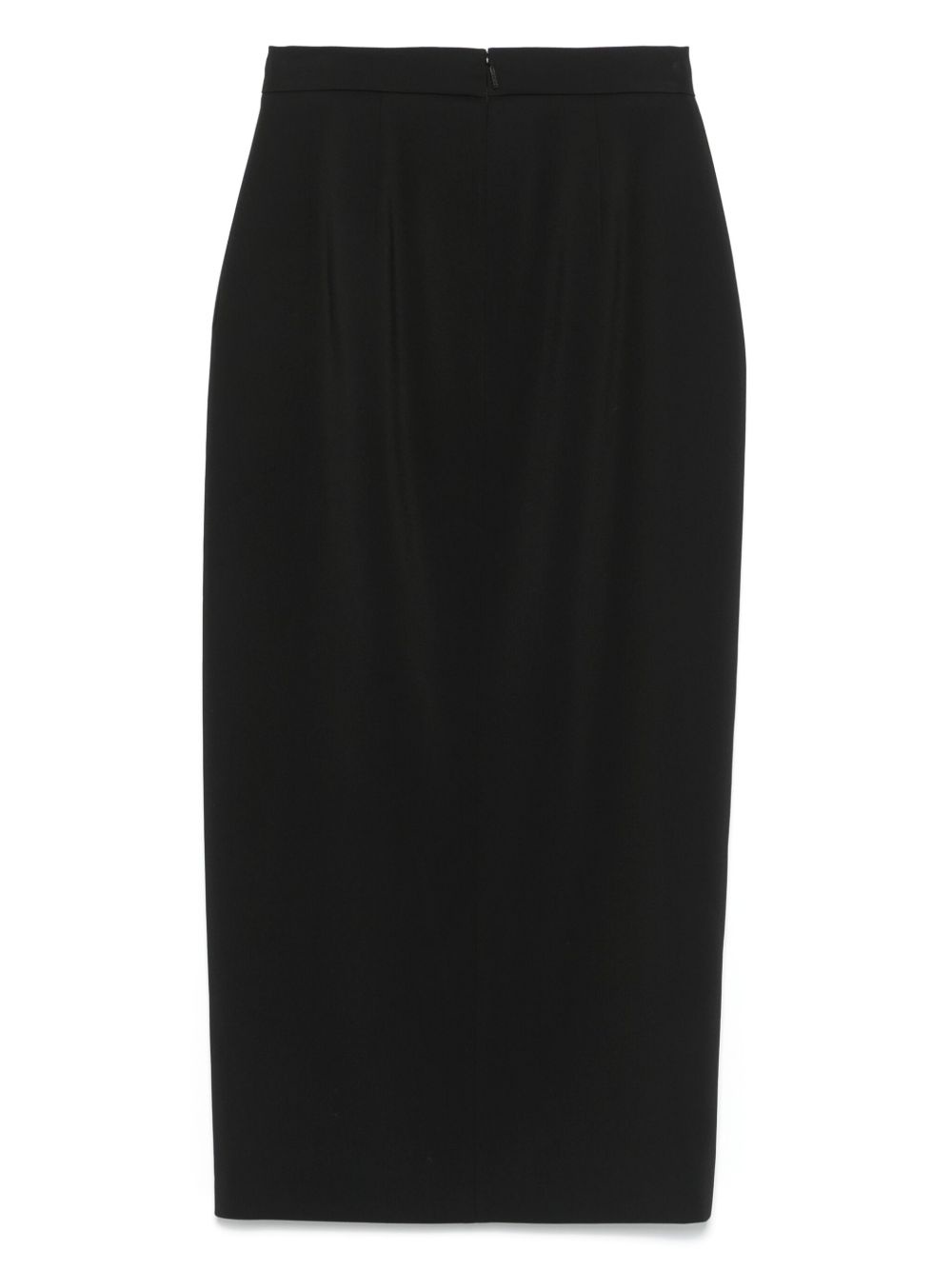 slit-detailed midi skirt - 2