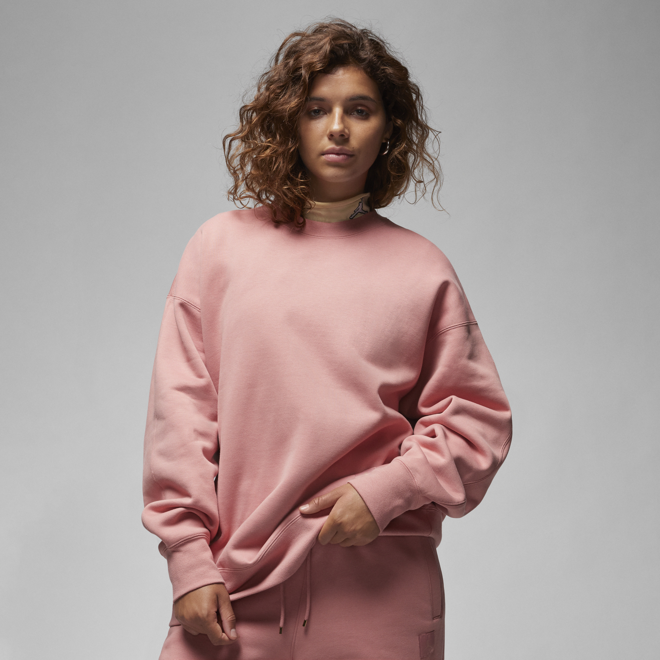 Women's Jordan Flight Fleece Crewneck Sweatshirt - 1