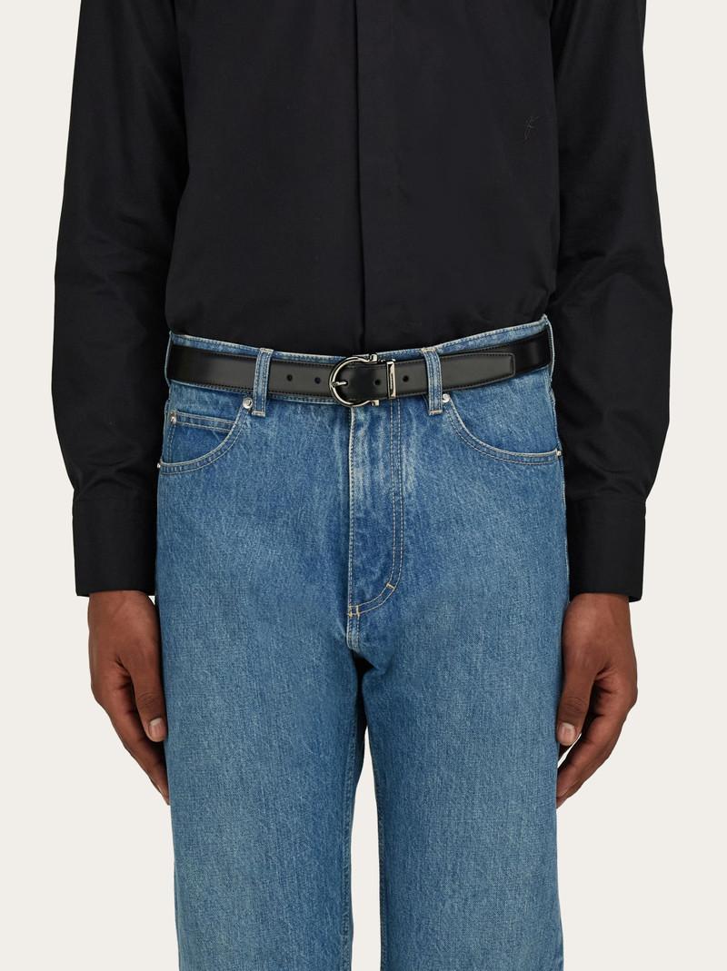 Reversible and adjustable Gancini belt 4