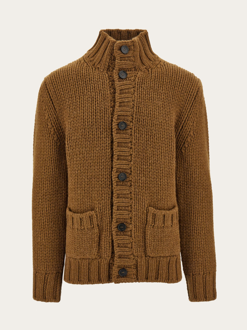 Wool and cashmere cardigan 1
