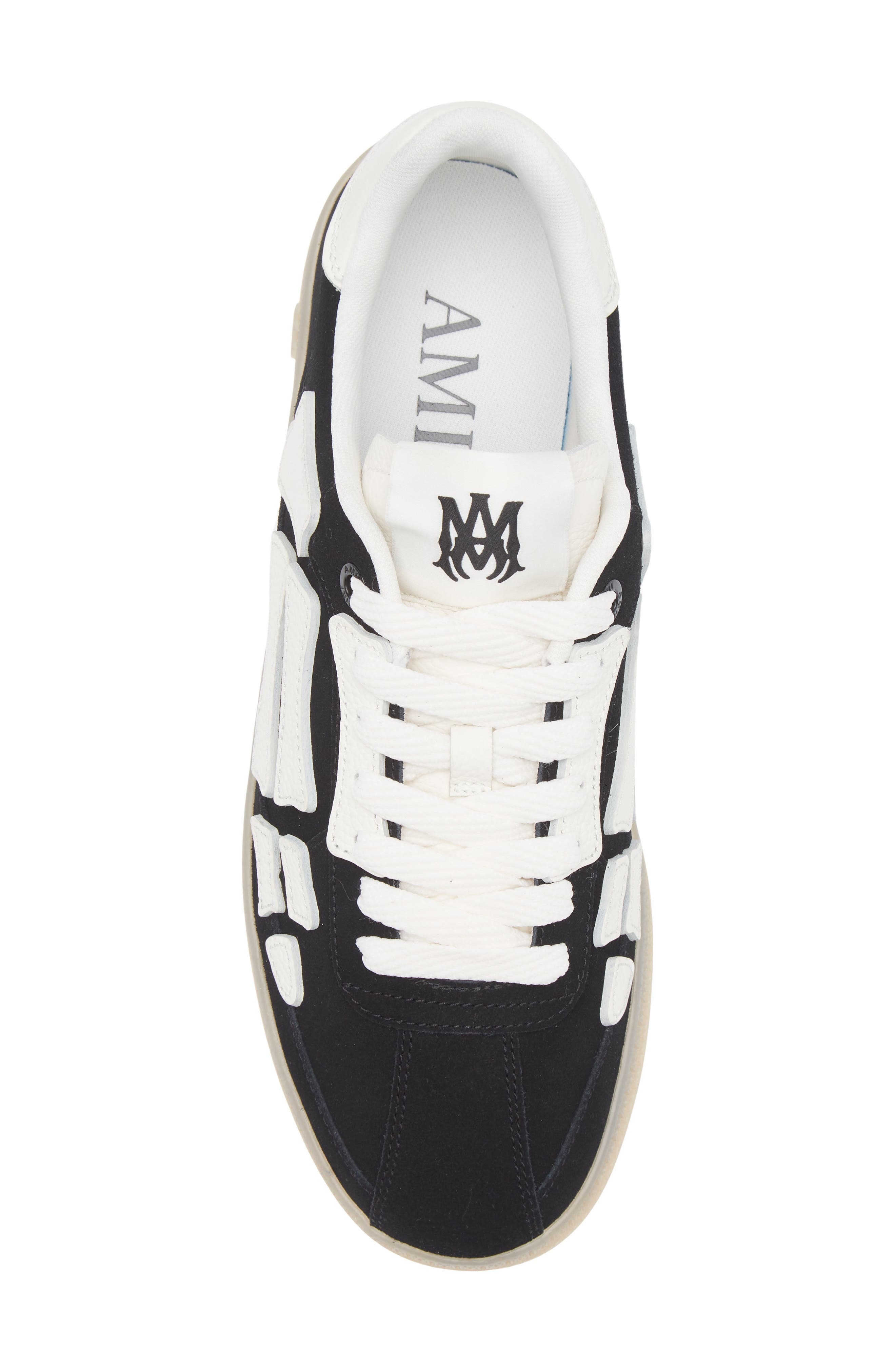 AMIRI Pacific Bones Low Top Sneaker in Black at Nordstrom - 5