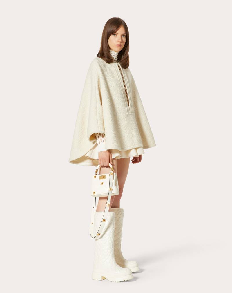 Valentino COATED BOUCLÉ CAPE outlook