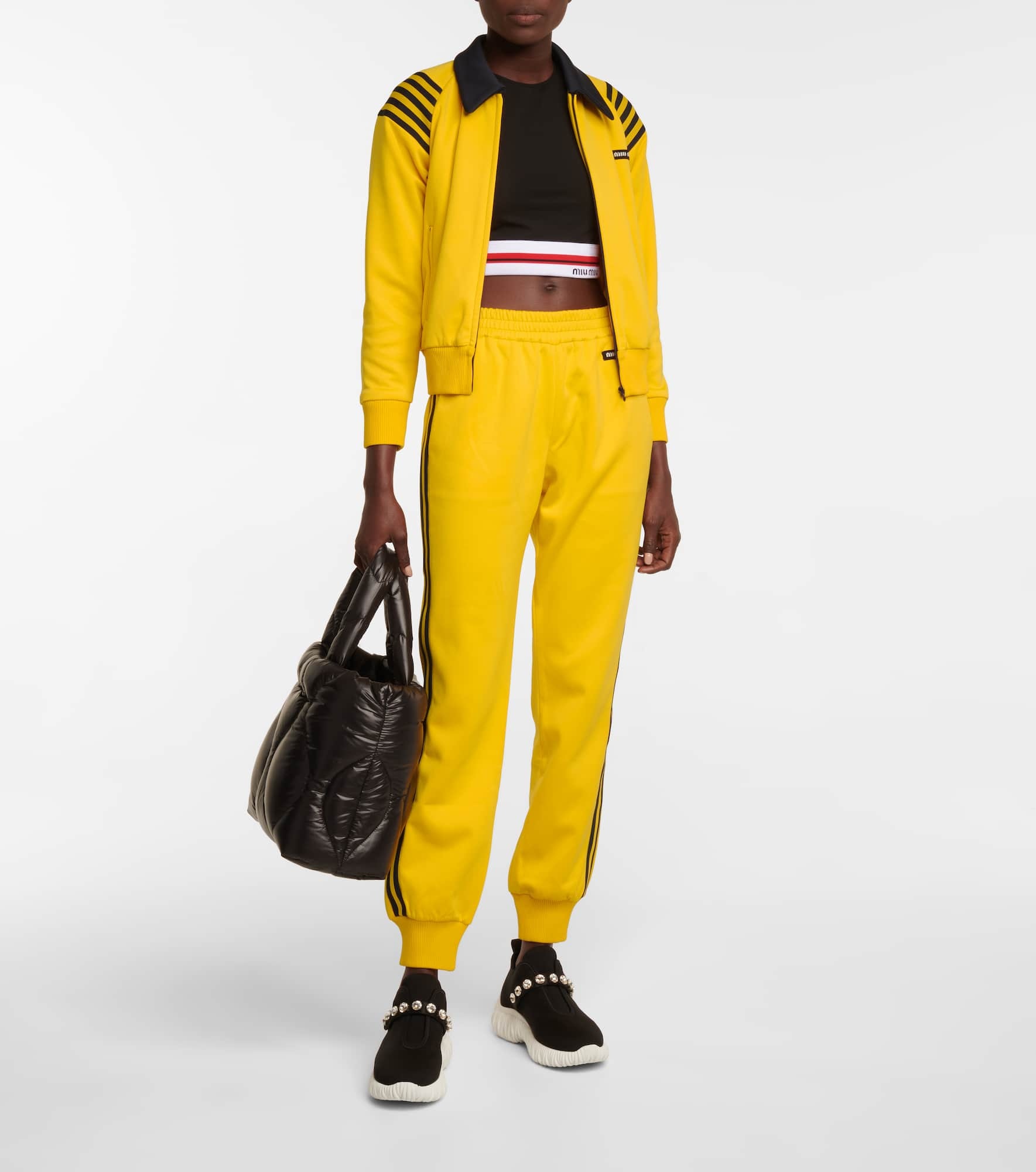 Technical jersey trackpants - 2