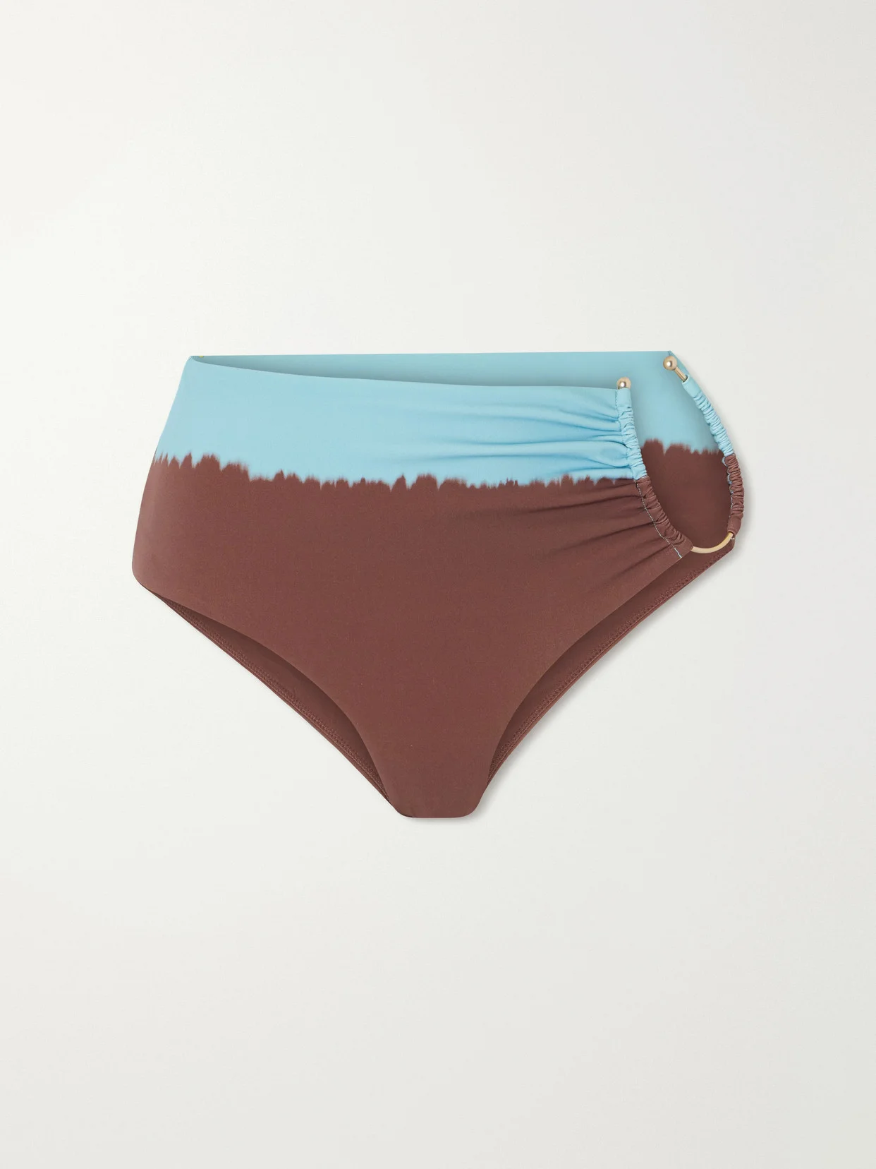 Cutout Embellished Bikini Briefs - 1