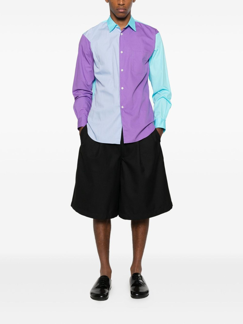 Comme des Garçons SHIRT colour-block long-sleeve shirt outlook