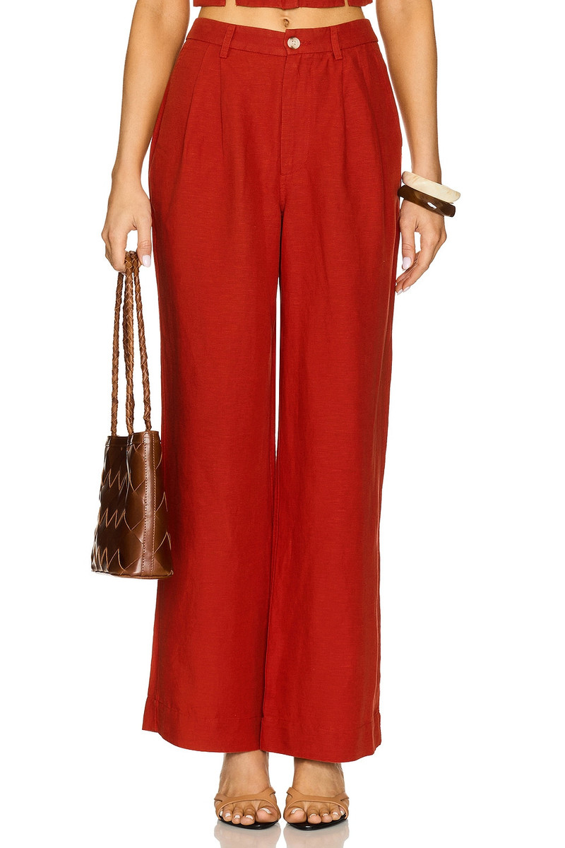 Air Linen Pleated Trouser 1