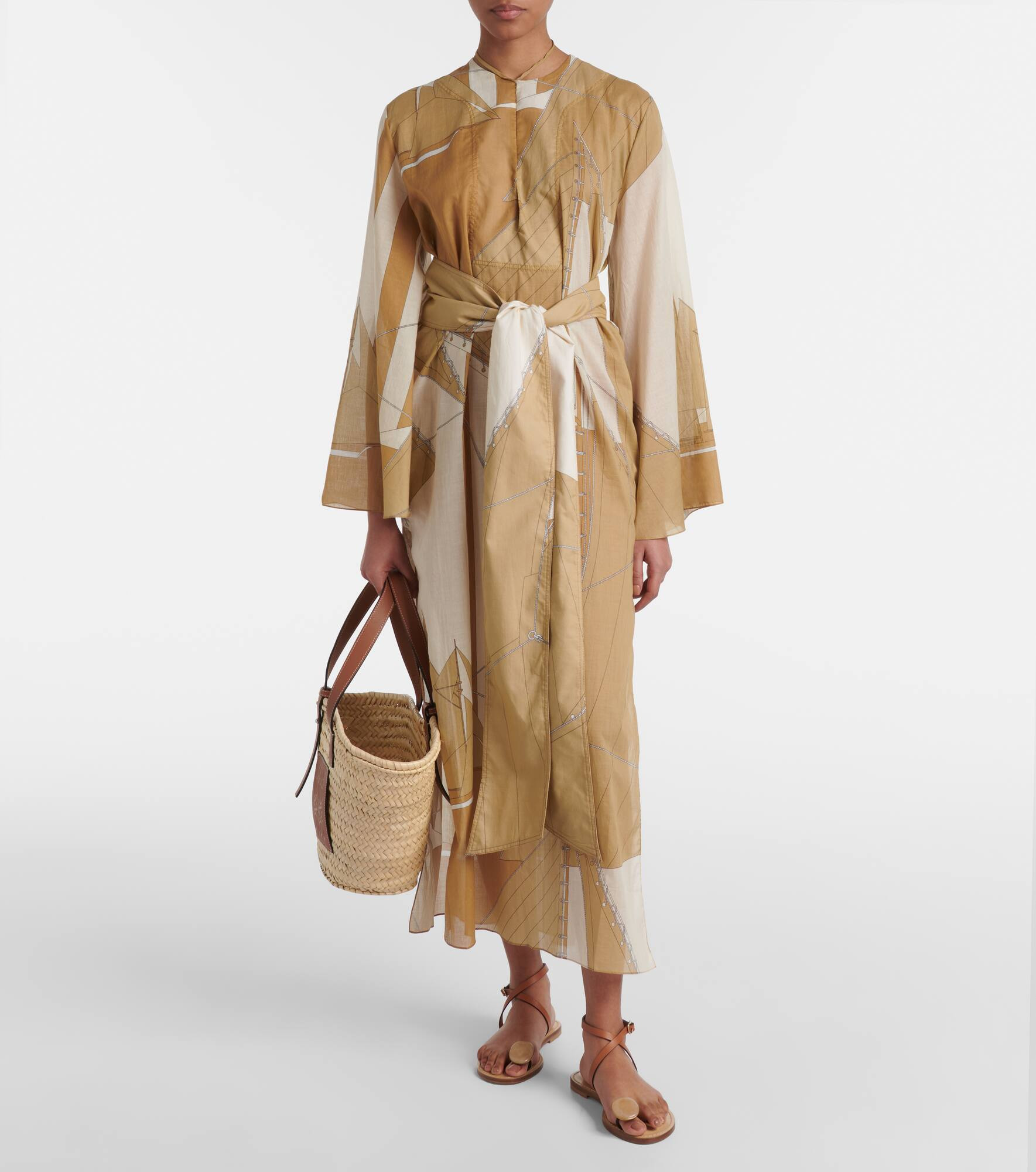 Aqua Cruiser cotton voile kaftan - 2