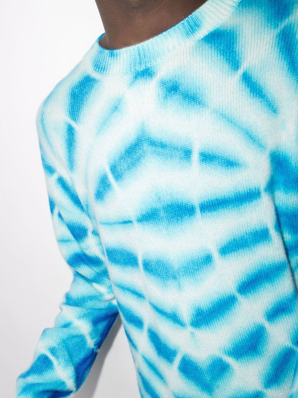 tie-dye cashmere jumper - 4