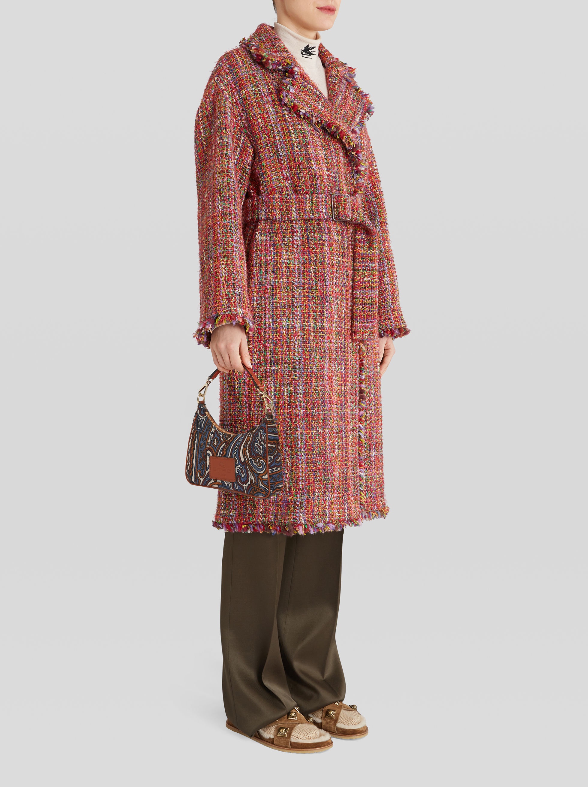 PAISLEY JACQUARD MINI HOBO BAG - 2
