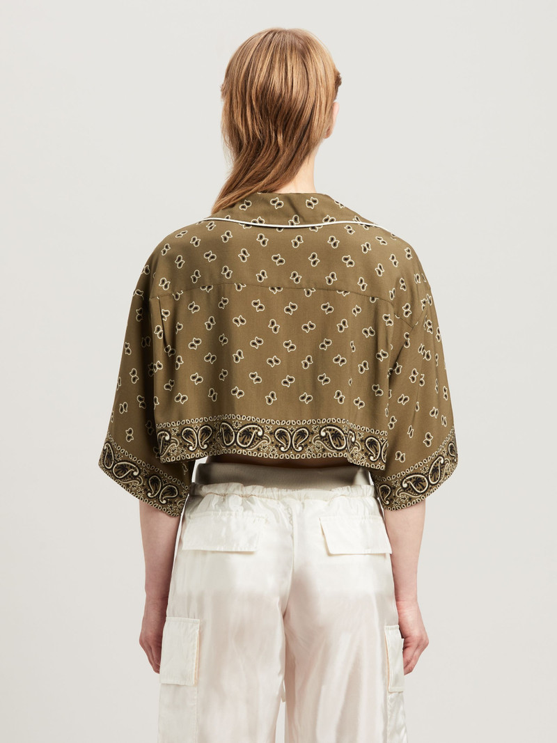 Paisley Cropped Shirt 5