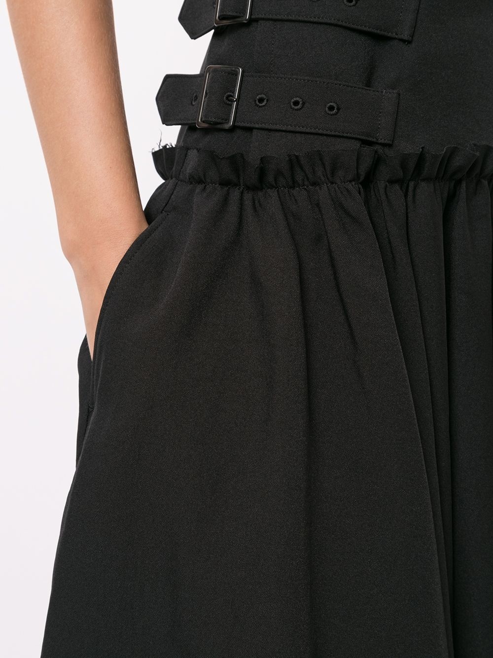 side-buckle skater skirt - 5