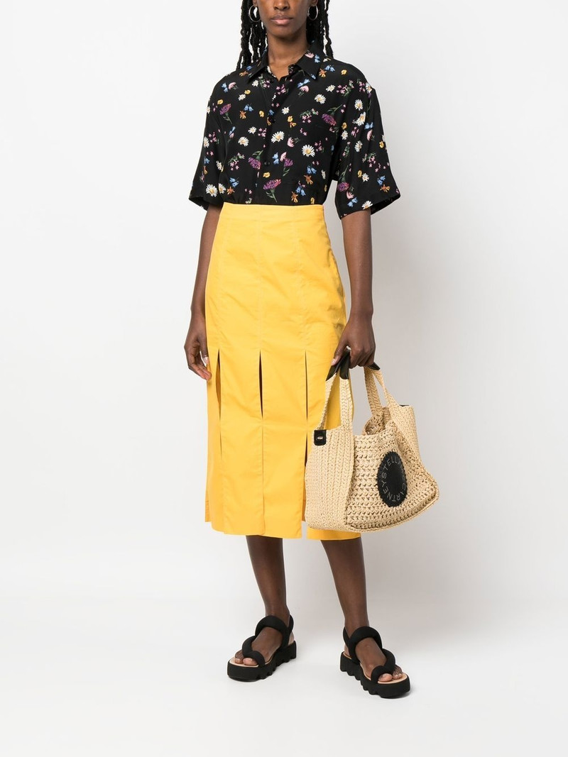 Stella McCartney floral-print silk shirt outlook