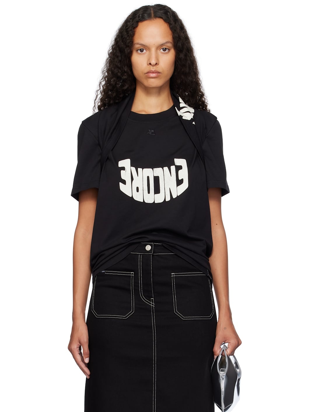 Black 'Encore' T-shirt - 1