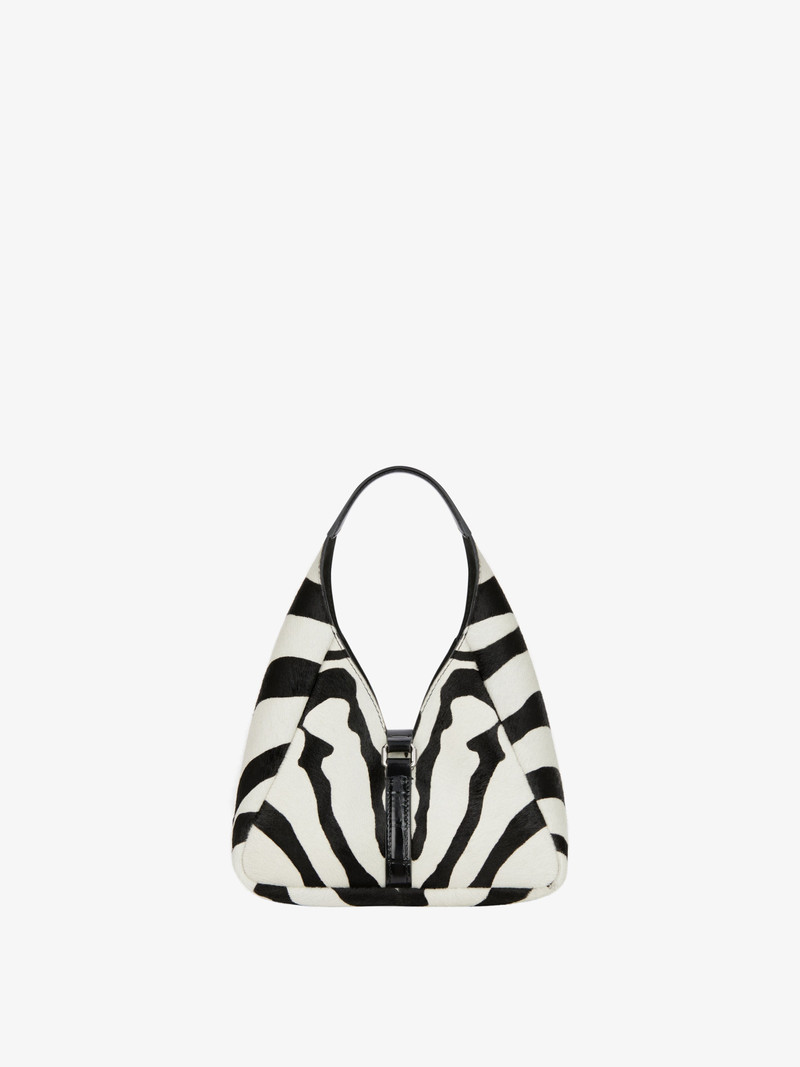 MINI G-HOBO BAG IN ZEBRA PRINTED HAIRCALF 4
