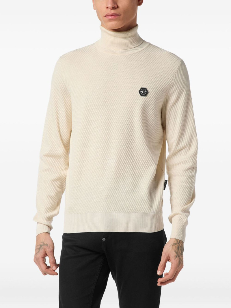 PHILIPP PLEIN ribbed-knit jumper outlook