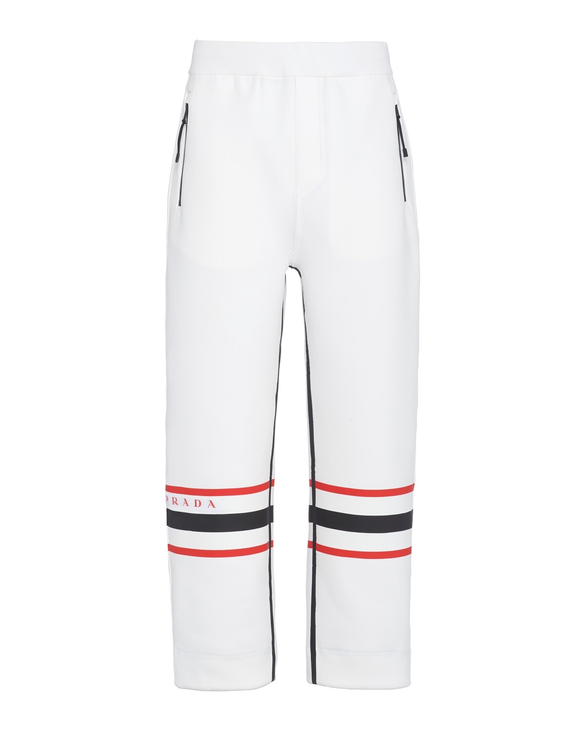 Printed technical fabric pants - 1