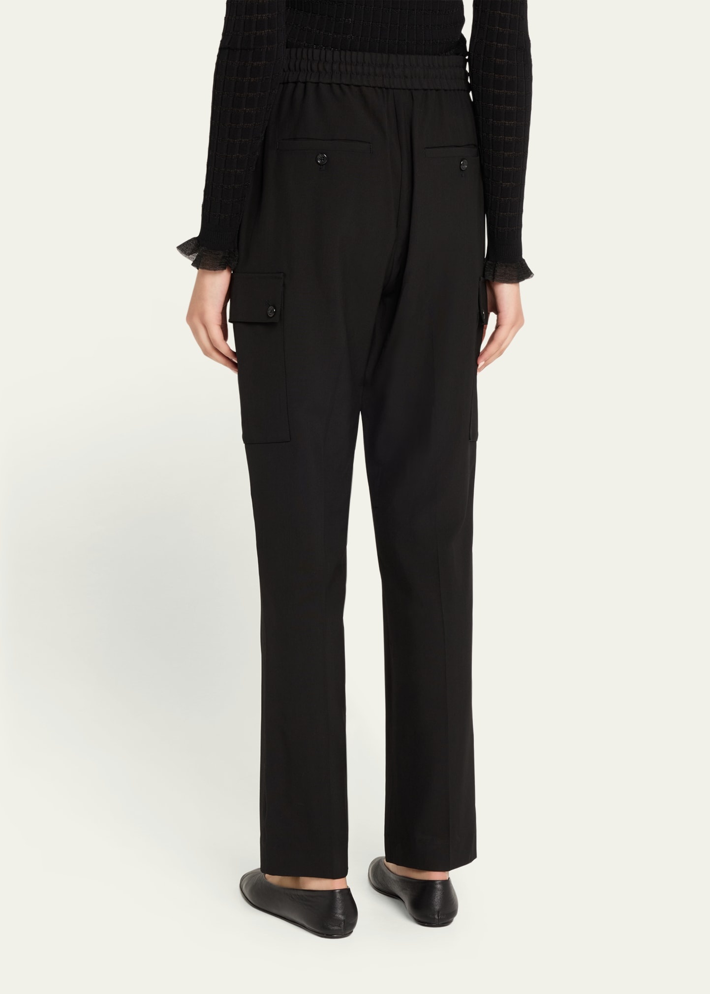 Tapered Pull-On Cargo Pants - 3