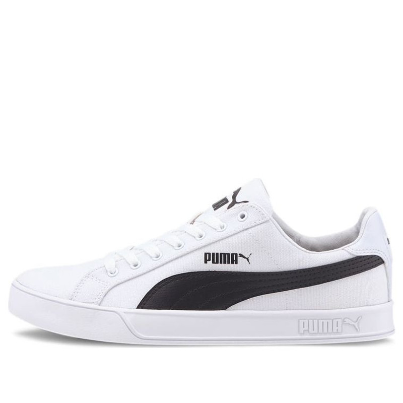 PUMA Smash Vulc Canvas 'White Black' 374754-01 - 1