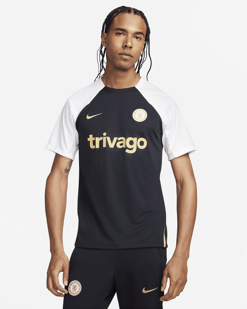 Chelsea FC Strike Nike Men's Dri-FIT Knit Soccer Top - 1