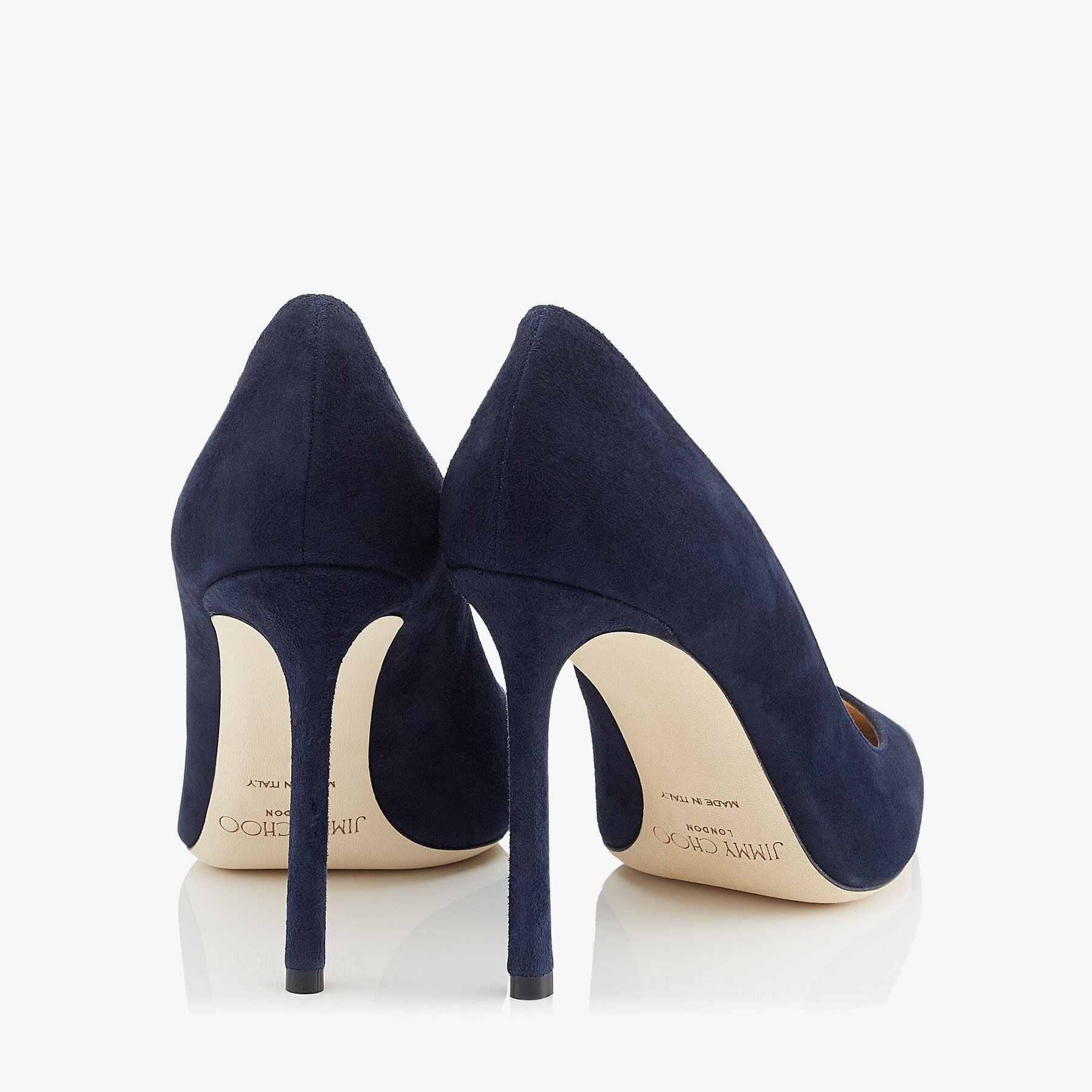 Romy 100
Navy Suede Pointed Pumps - 5