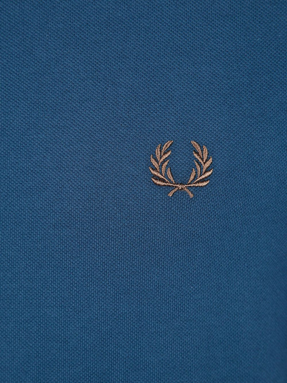 laurel wreath-embroidered polo shirt - 3