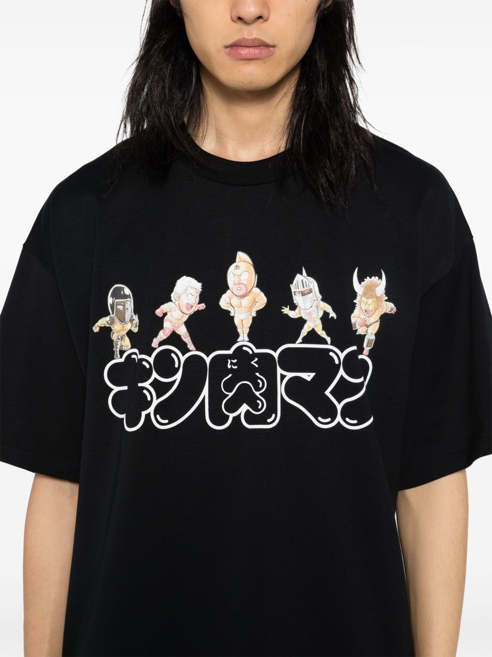 x Kinniku Man logo-print T-shirt - 4