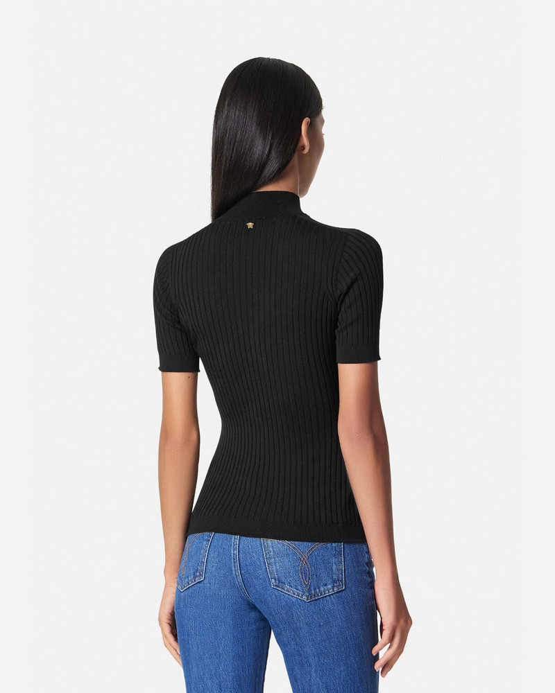 Ribbed Knit T-Shirt 5
