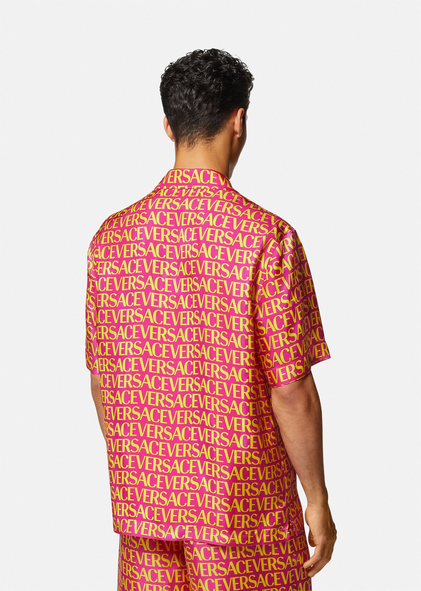 Versace Allover Silk Shirt - 4