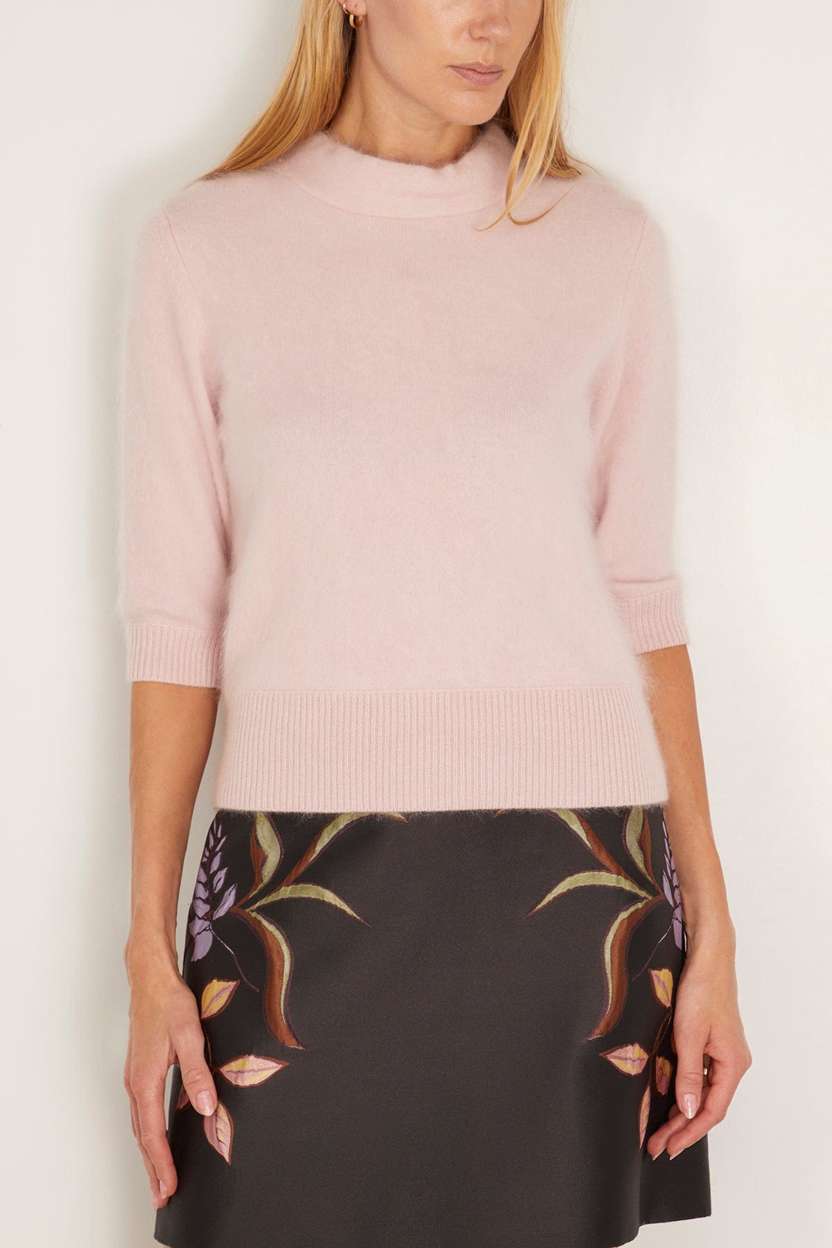 Fluffy Statement Pullover in Candy Rose - 3