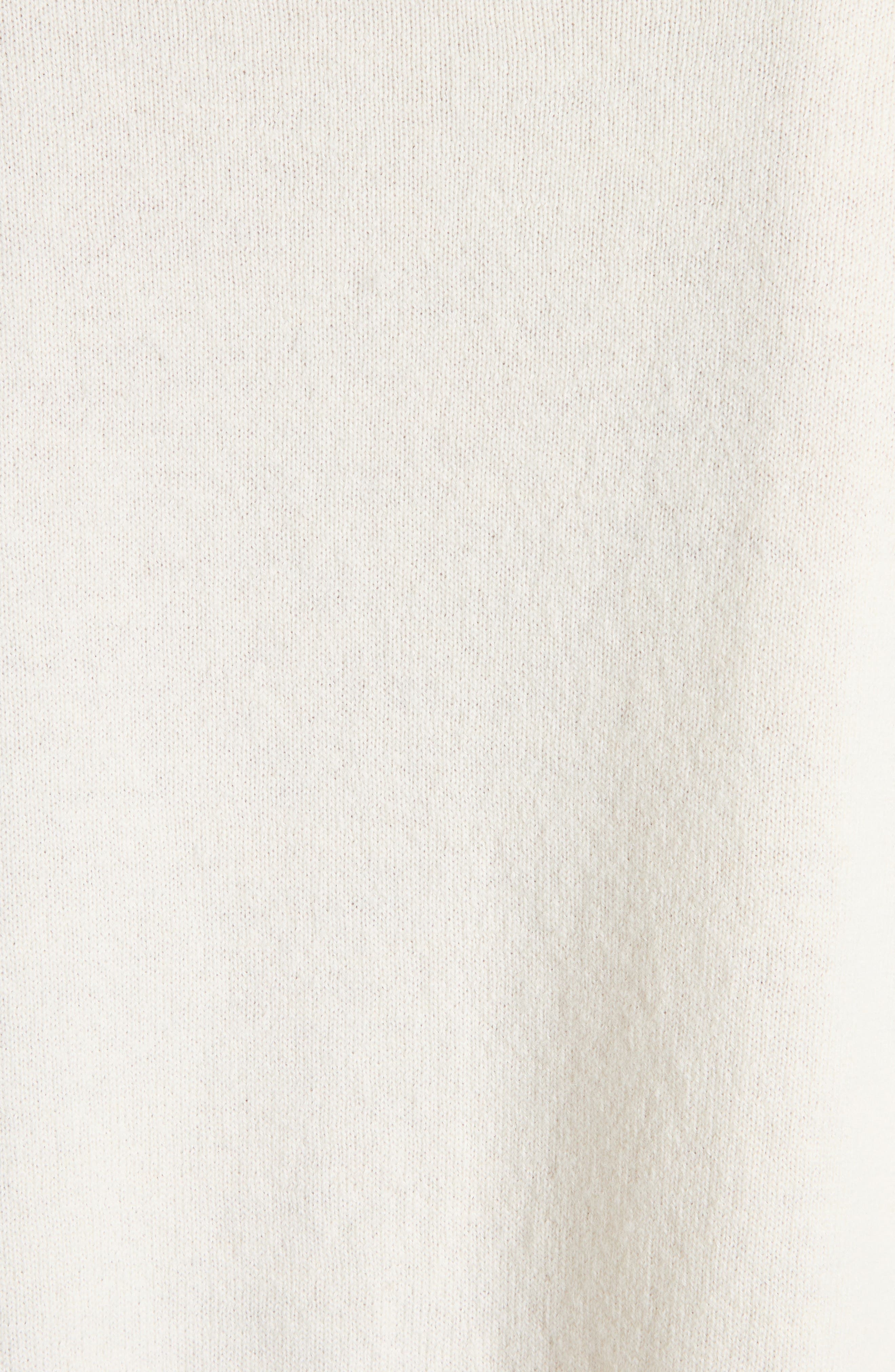 McQueen Cobweb Lace Shrunken Wool & Cashmere Cardigan in Ivory/Ivory at Nordstrom - 5