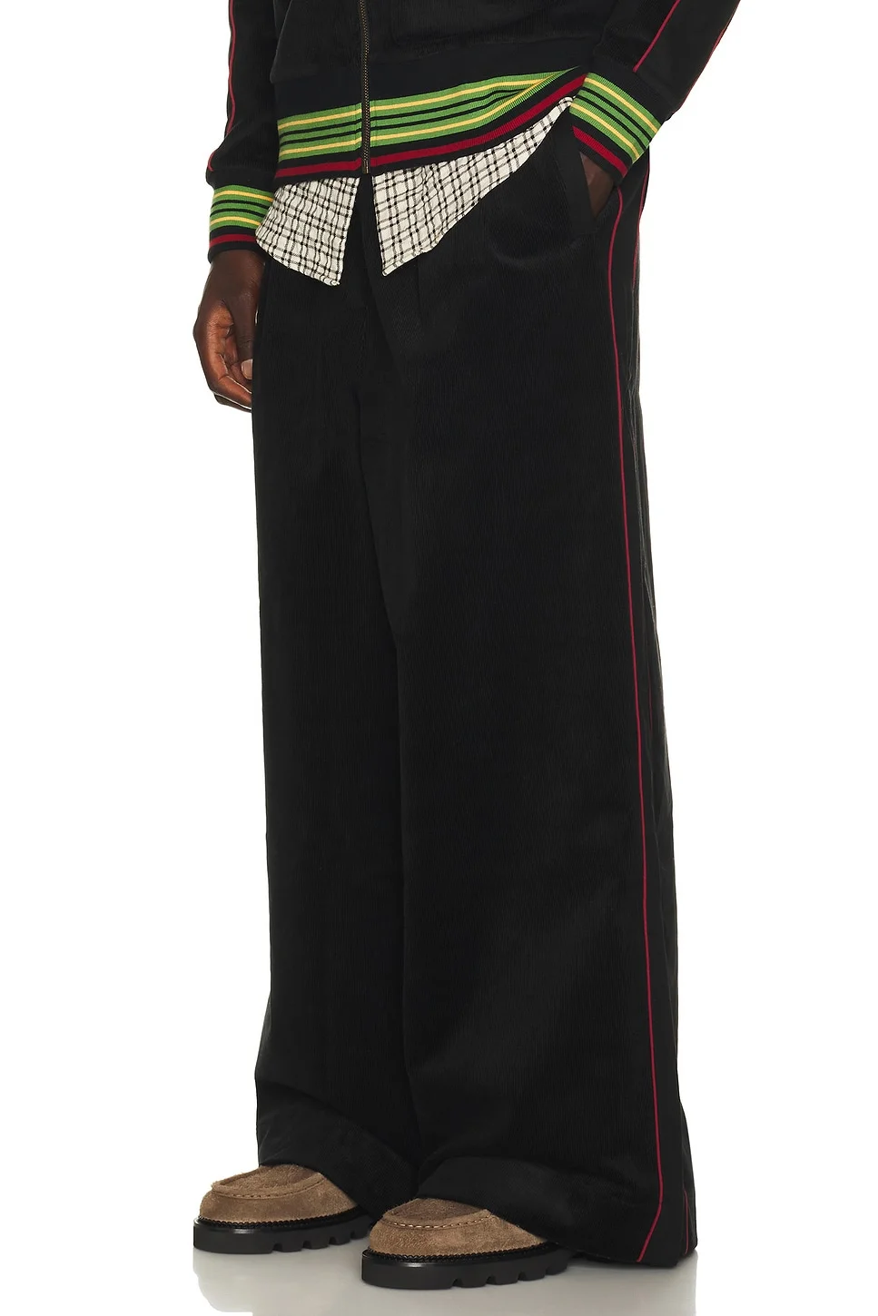 Pleated Track Pant - 1