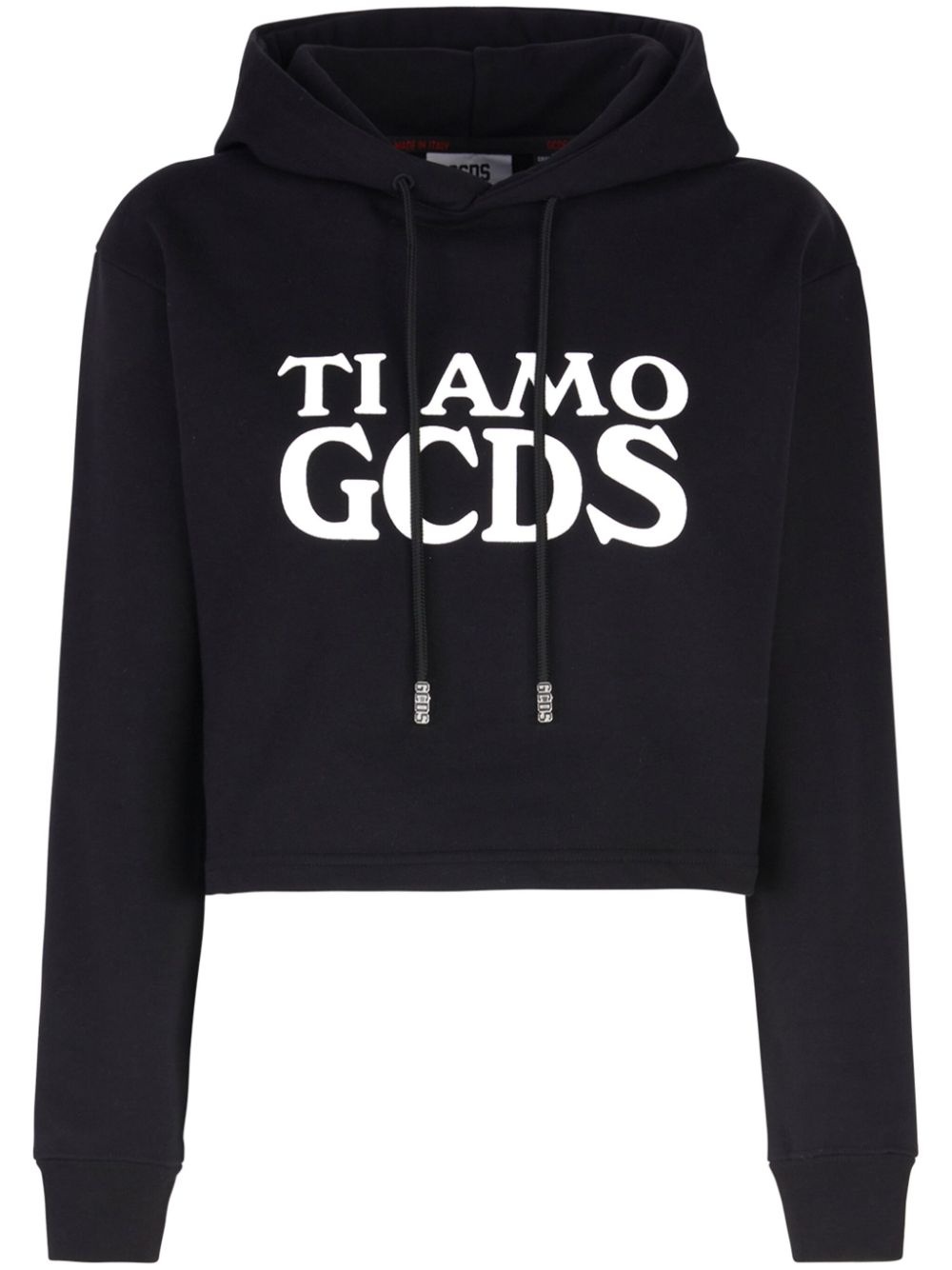 Ti Amo cropped hoodie - 1