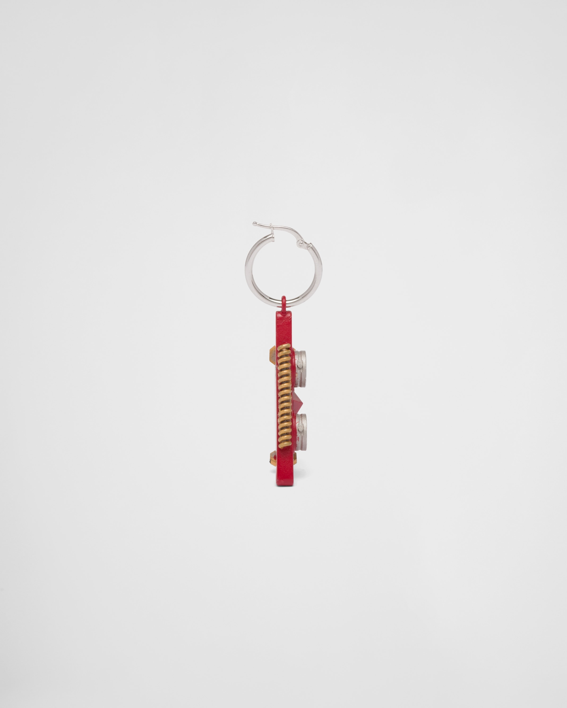 Left earring with Robot Jewels pendant - 4