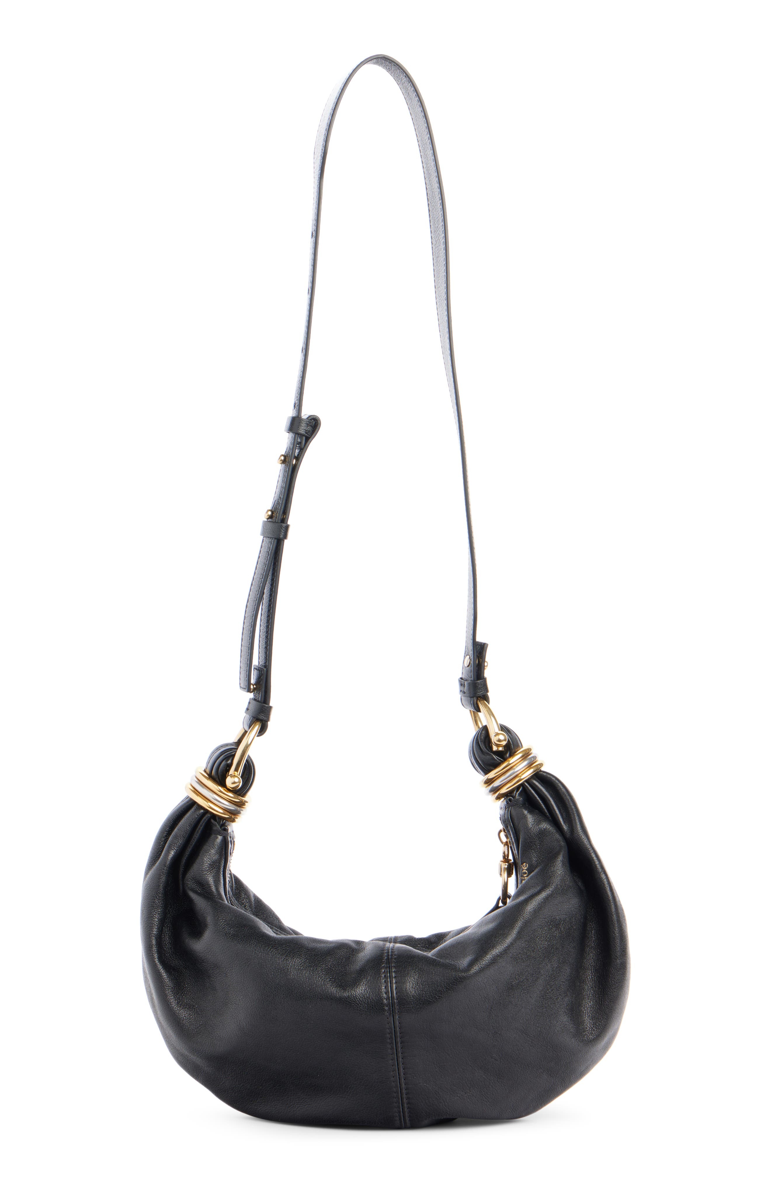 Chloé Small Bracelet Hobo Bag in Black 001 at Nordstrom - 4