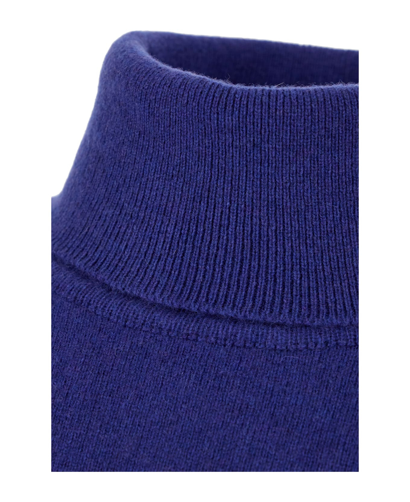 Blu Wool Blend Sweater - 3