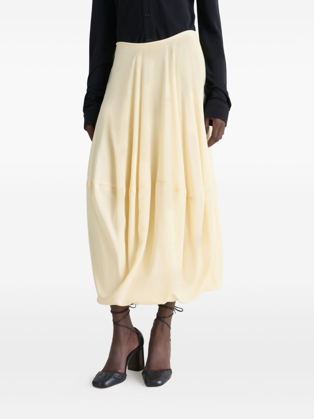 balloon midi skirt - 3