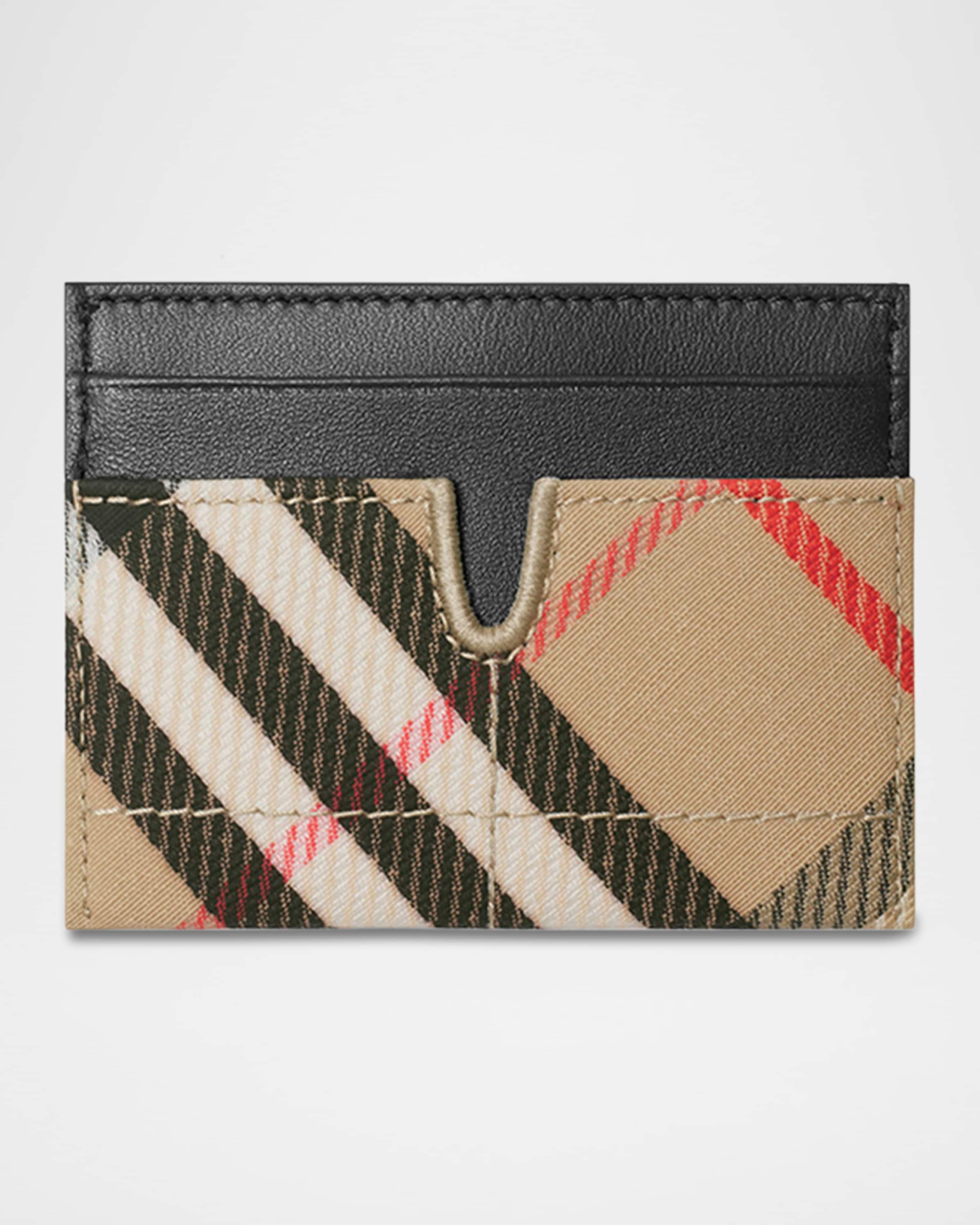 Snip Check Canvas Card Holder - 1