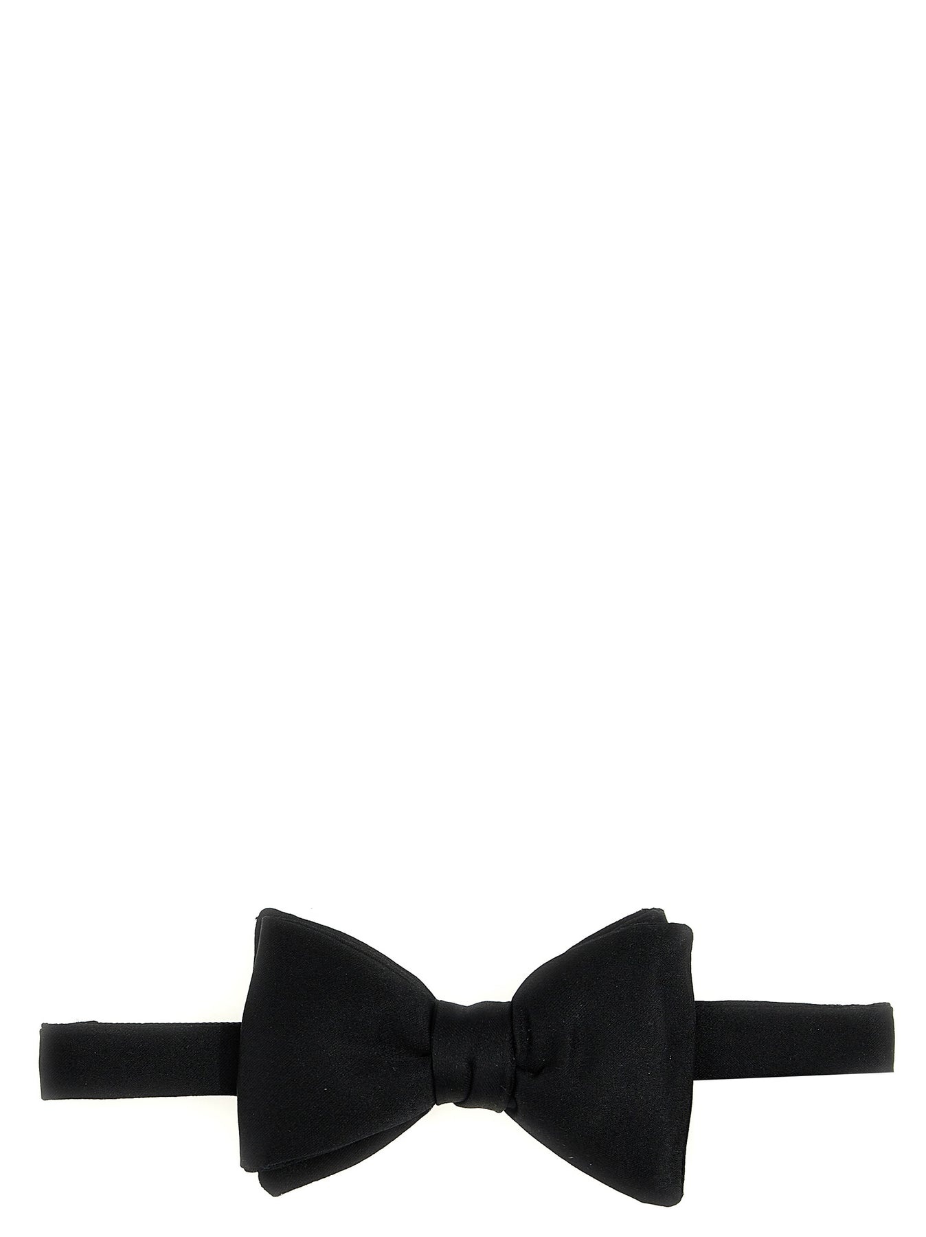 Silk Bow Tie Ties, Papillon Black - 1