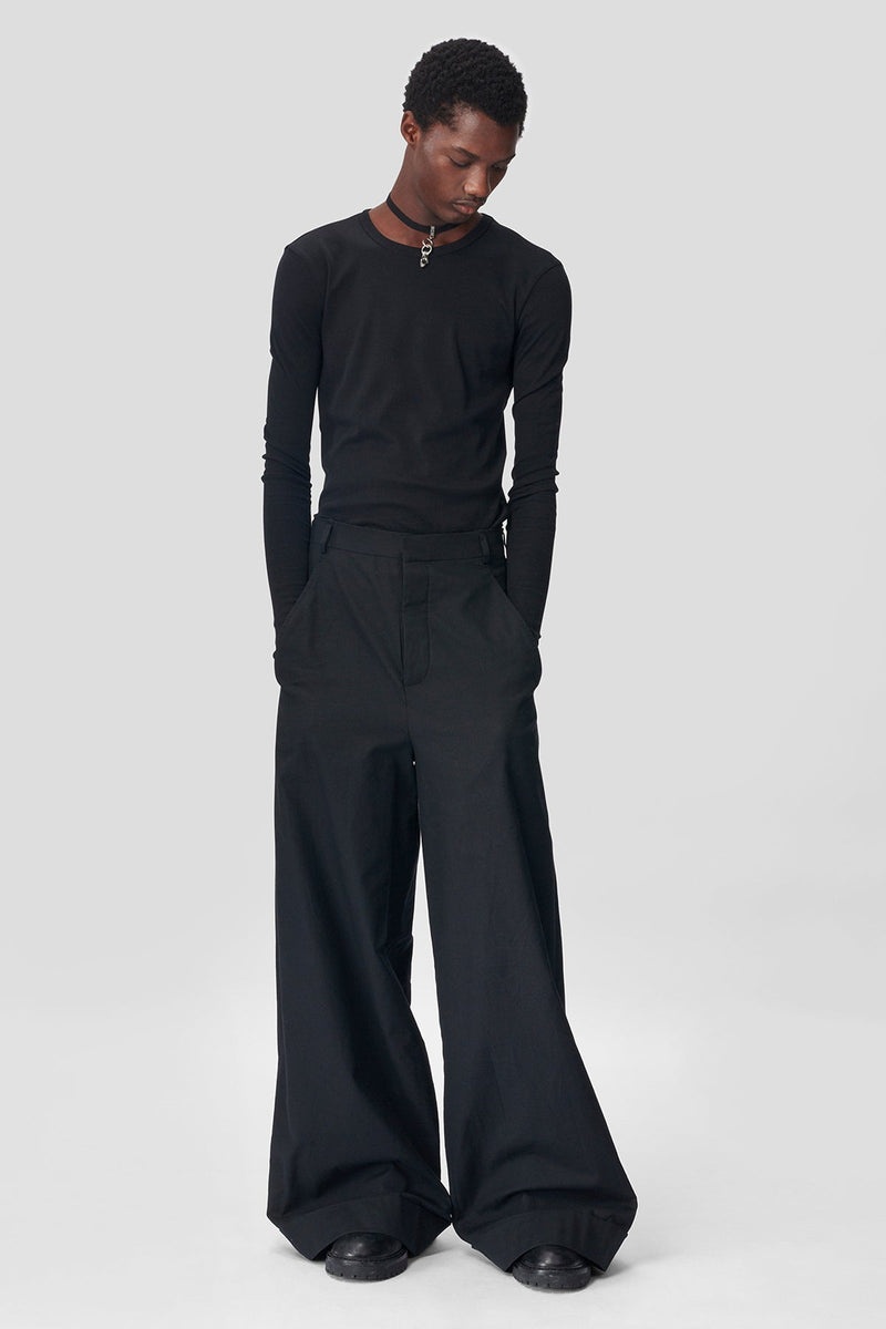 Achille Wide Leg Trousers - 5