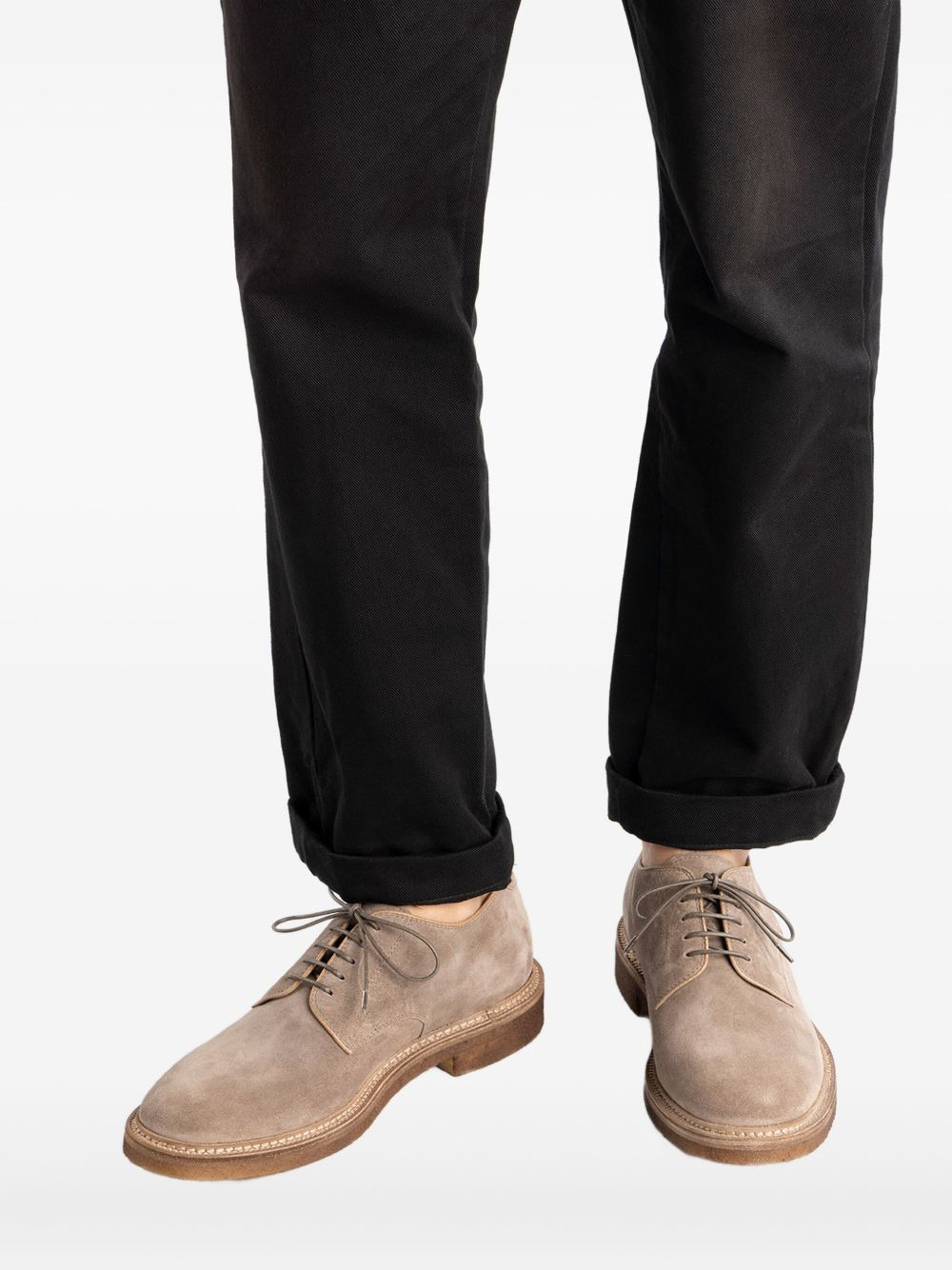 suede derby shoes - 5