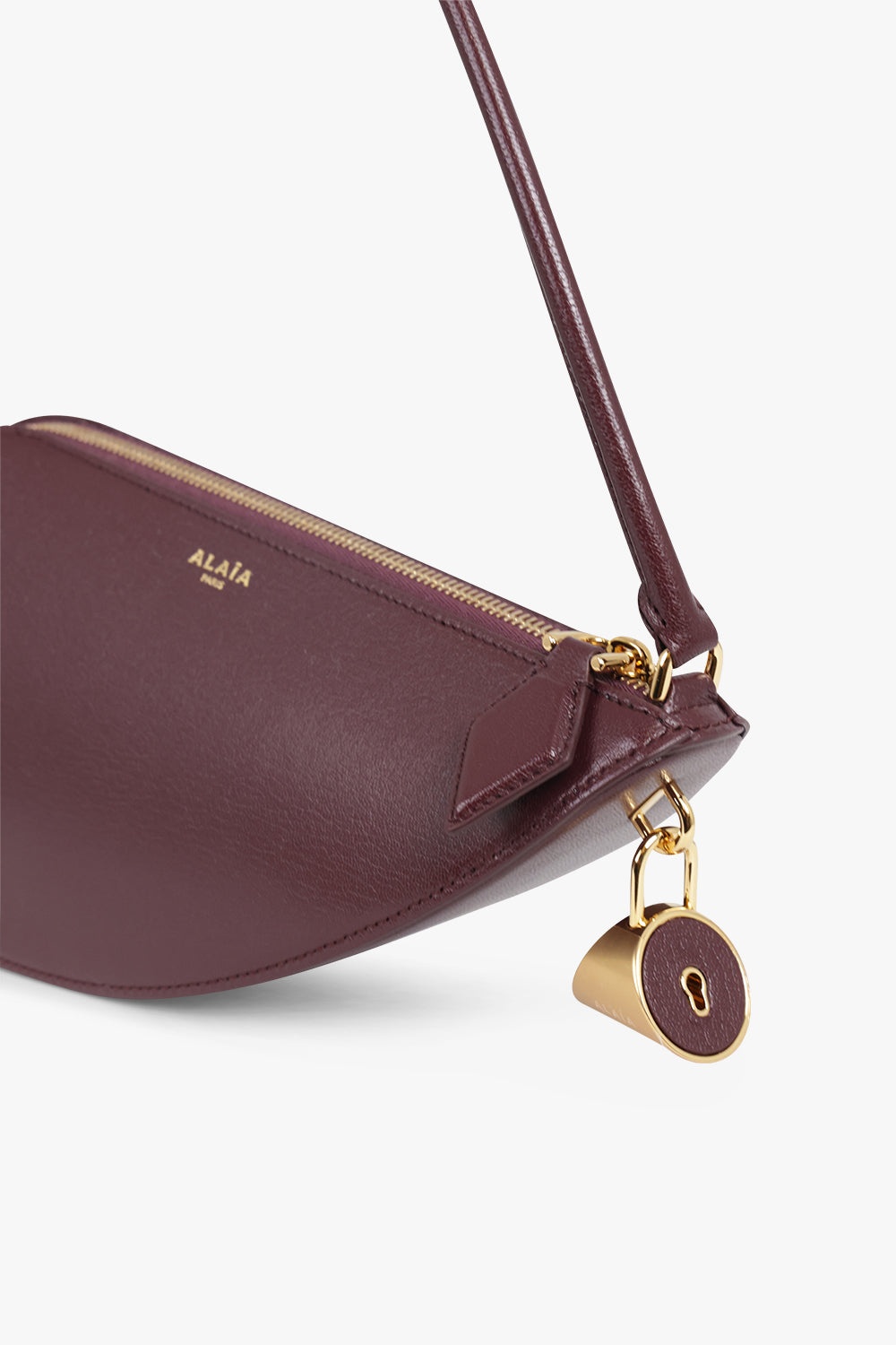 LE DEMI COEUR HALF HEART SHOULDER BAG | GARNET RED - 4