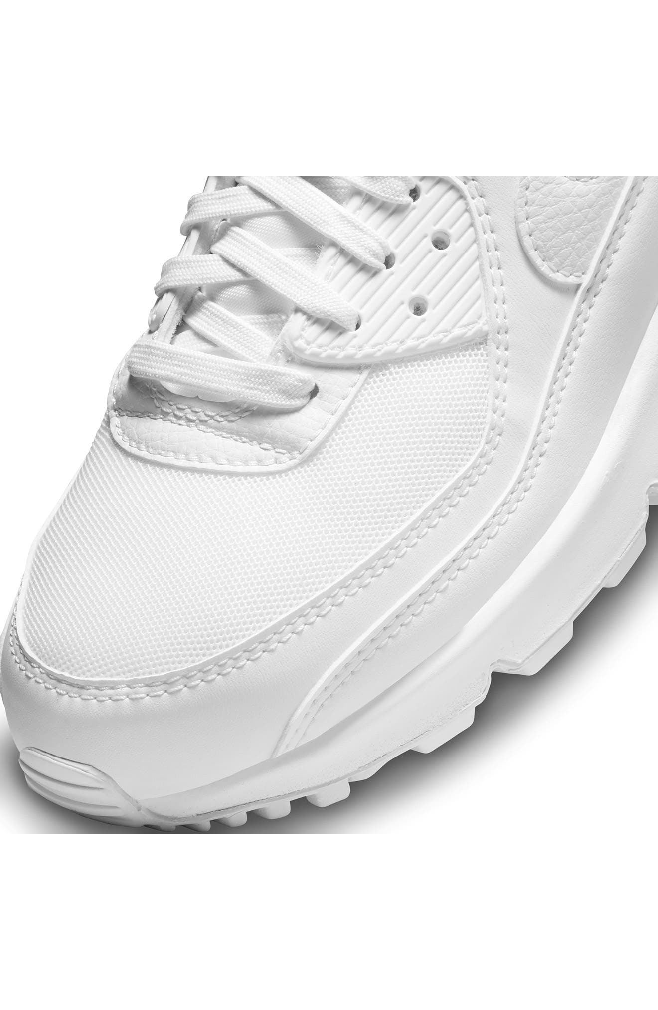 Nike Air Max 90 Sneaker in 100 White/white at Nordstrom - 7