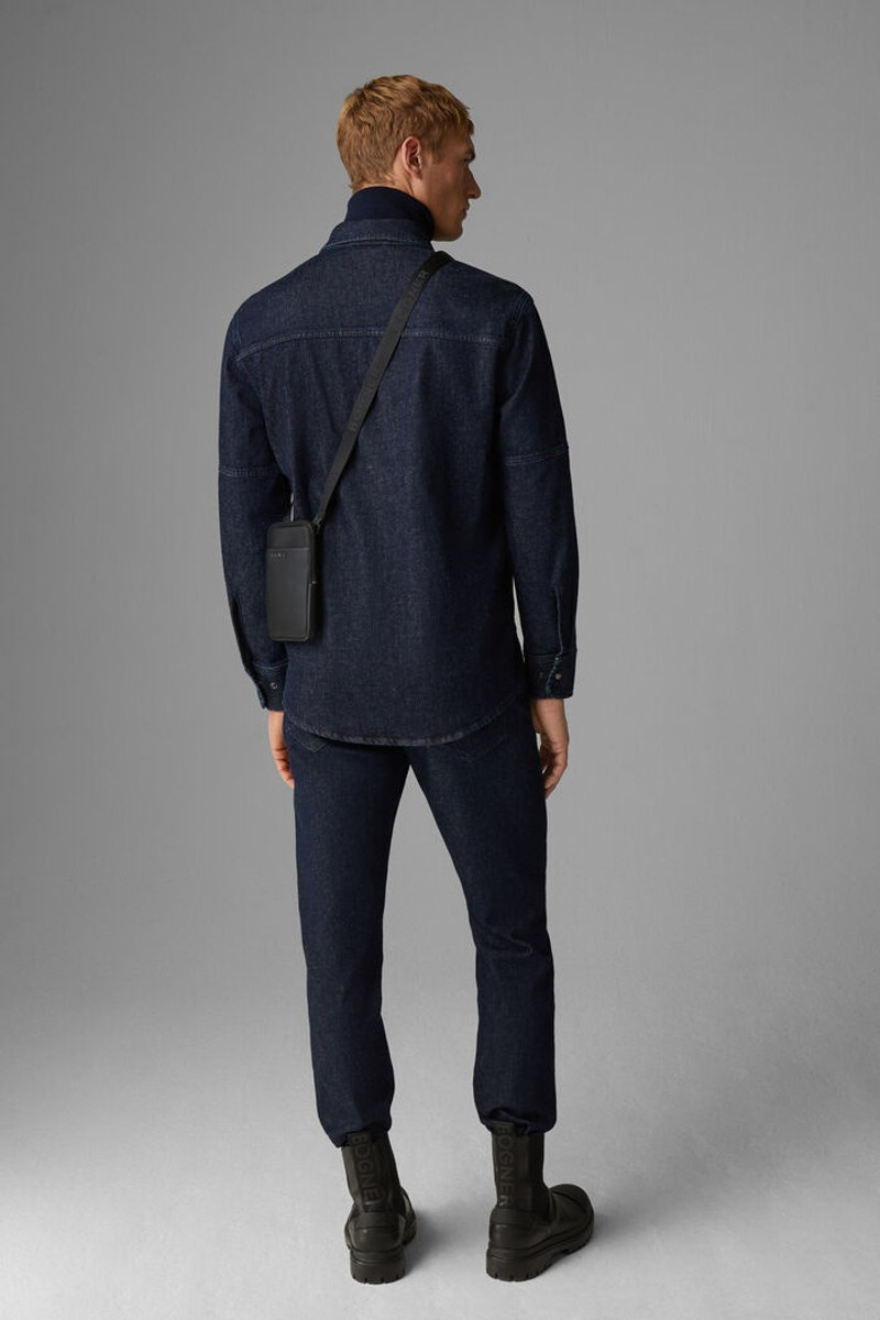 Nash Denim shirt in Dark denim blue 3